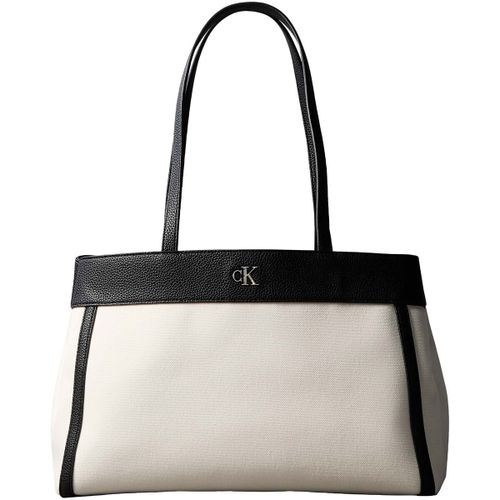 Sac à main Ck Canvas Medium Tote - Calvin Klein Jeans - Modalova