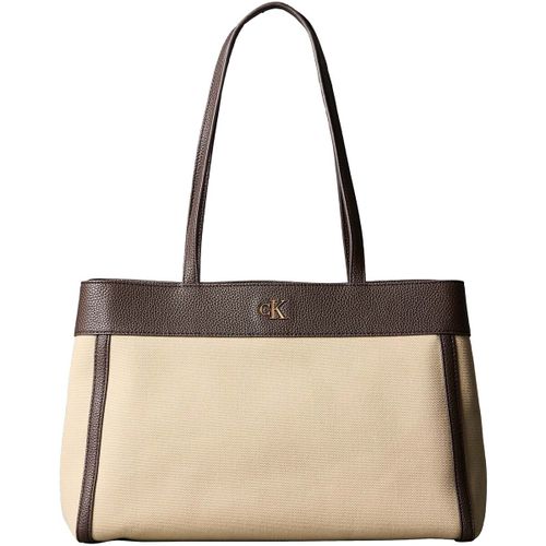 Sac à main Ck Canvas Medium Tote - Calvin Klein Jeans - Modalova