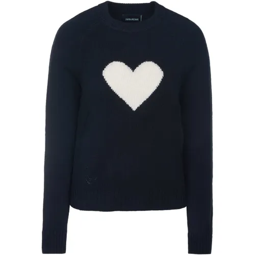 Pull LILI WS HEART Pullover schwarz - Zadig & Voltaire - Modalova