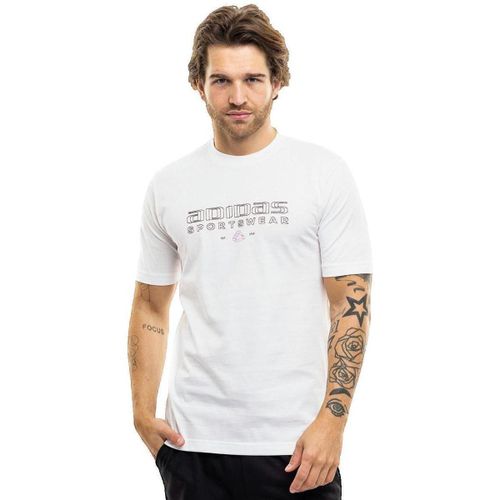 T-shirt T-shirt Tech Linear Graphic blanc - adidas - Modalova