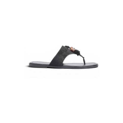 Sandales plates Tongs, mules - Noir - La Modeuse - Modalova