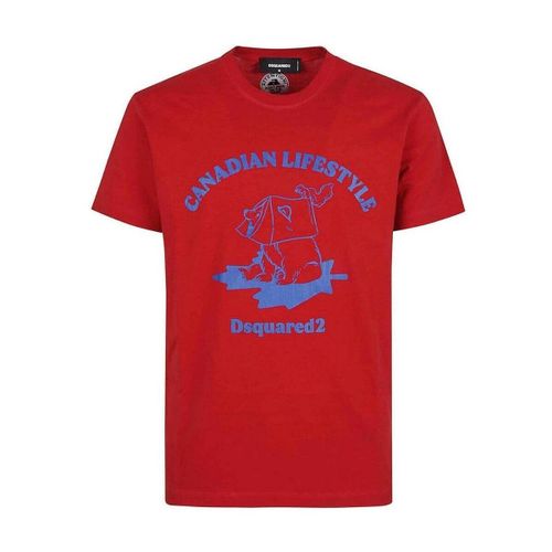 T-shirt Dsquared Canadian Lifestyle - Dsquared - Modalova