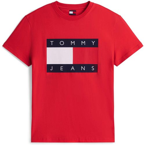 T-shirt Tjm Reg Big Flag Ss - Tommy Jeans - Modalova