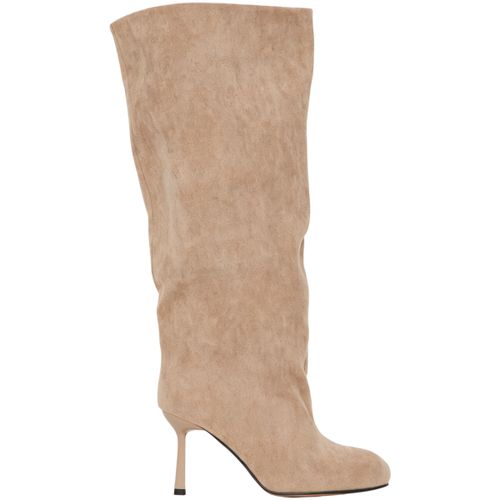 Bottes Bottes slouchy à talon aiguille, Taupe - Vera Collection - Modalova