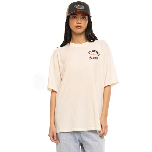 T-shirt T-shirt loose col rond print devant et dos Snake - Von Dutch - Modalova