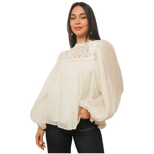 Blouses Chemisiers, blouses - Beige - La Modeuse - Modalova