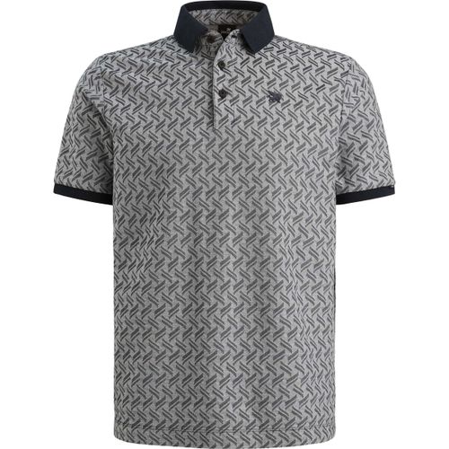Polo Polo Tricoté Jacquard Imprimé Marine - Vanguard - Modalova