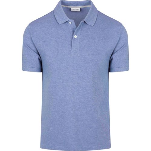 Polo Polo Piqué Mélangé Bleu - Profuomo - Modalova