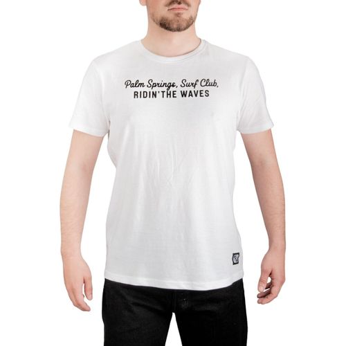 T-shirt T-shirt en jersey 140GSM imprimé devant et dos Club - Freegun - Modalova