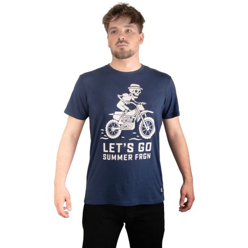 T-shirt T-shirt en jersey 140GSM imprimé devant Let's Go - Freegun - Modalova