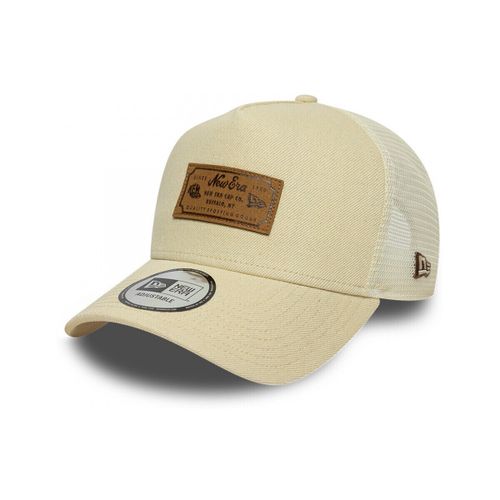 Casquette Denim leather patch trucker newera - New-Era - Modalova