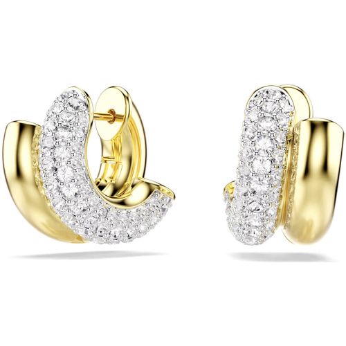Boucles oreilles Boucles d'oreilles Dextera dorées - Swarovski - Modalova