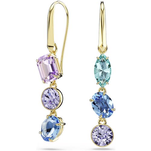 Boucles oreilles Boucles d'oreilles Gema design asymétrique - Swarovski - Modalova