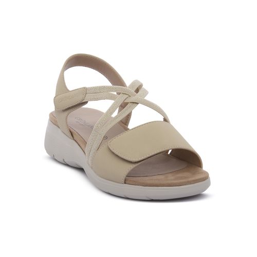 Sandales compensées BEIGE C9DEMA - Grunland - Modalova