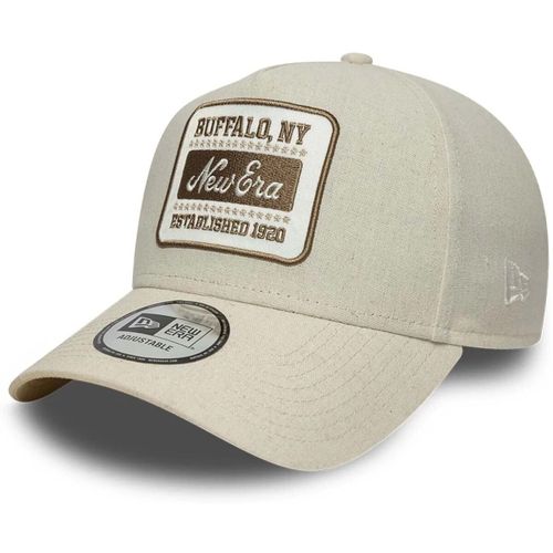 Casquette Oval Patch Linen Eframe Newera - New-Era - Modalova