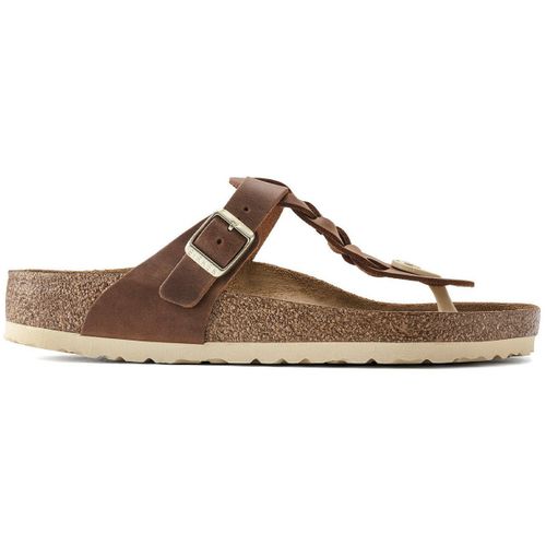Sandales plates GIZEH BRAIDED COGNAC 1021355 - BIRKENSTOCK - Modalova