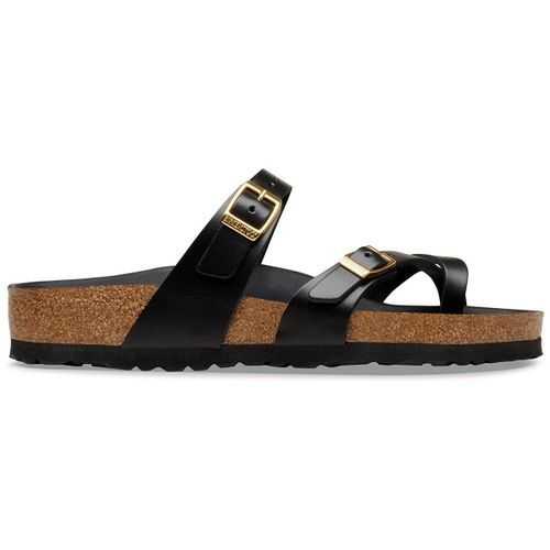 Sandales plates MAYARI HEX NAT LEATH BLACK 1031482 - BIRKENSTOCK - Modalova