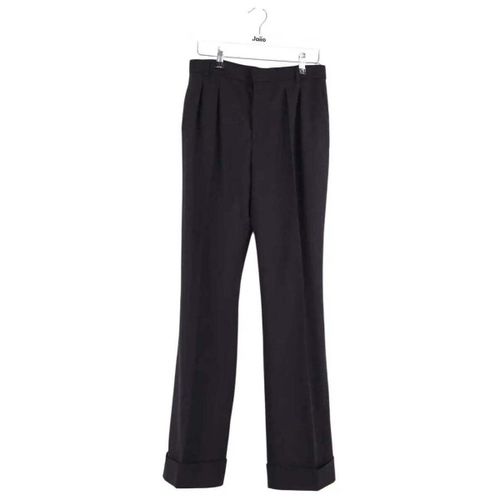 Pantalons large Pantalon droit noir - Saint Laurent - Modalova