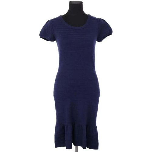 Robe courte Robe bleue marine - Sandro - Modalova
