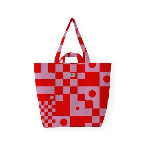 Cabas Tramma Bag - Red/Pink - Lori Barcelona - Modalova