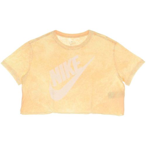 T-shirt Nike Tee Futura Crop Chalk - Nike - Modalova