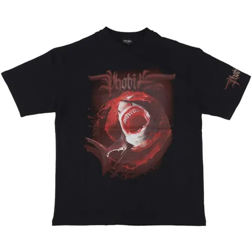 T-shirt Phobia Shark Print Tee - Phobia - Modalova