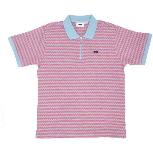 Polo Obey Anno Jacquard Sky - Obey - Modalova