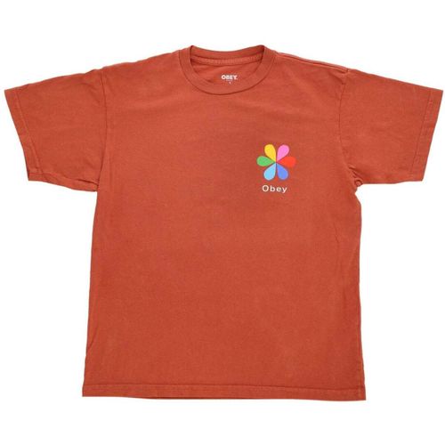 T-shirt Lifeline Organic Tee Terra Cotta - Obey - Modalova