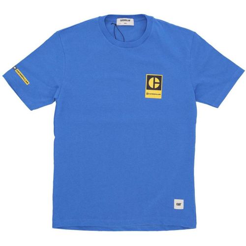 T-shirt Maglietta Uomo Block C Logo Tee Skydiver - Caterpillar - Modalova