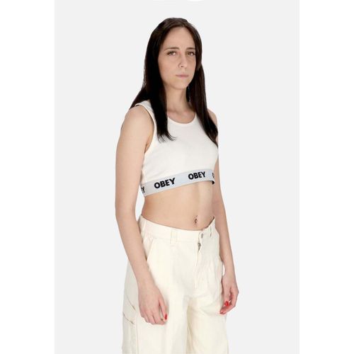 Brassières de sport Top Donna W Lisa Ii Rib Tank Unbleached - Obey - Modalova