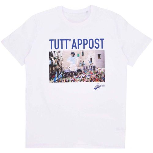 T-shirt Maglietta Uomo Tutt' Appost Tee White - Atipici - Modalova