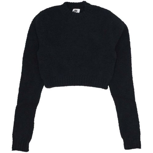 Sweat-shirt Top Donna W Sportswear Phoenix Boucle L/s Top Black - Nike - Modalova