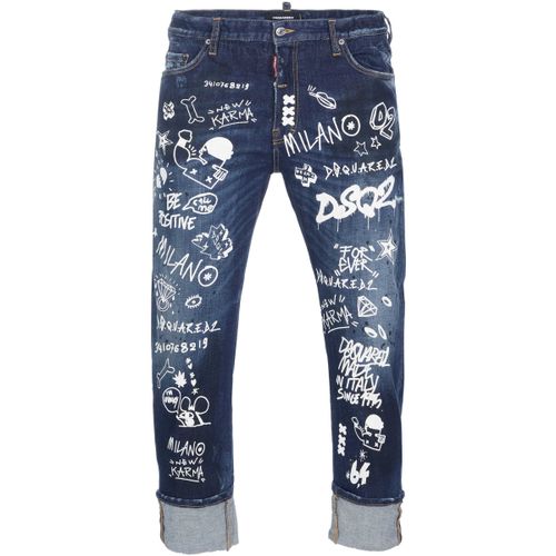 Jeans tapered Big Dean´s Brother Jeans blau - Dsquared - Modalova