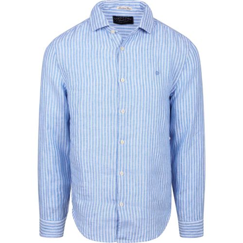Chemise Riviera Chemise Lin Rayé Bleu - Superdry - Modalova