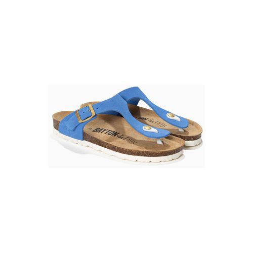 Sandales Tongs en cuir suédé MERCURE - Bayton - Modalova