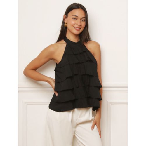 Blouses Tops, t-shirts - Noir - La Modeuse - Modalova