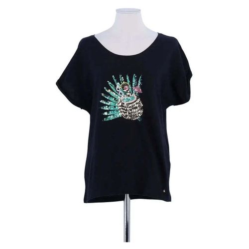 T-shirt T-shirt en coton bleu marine - Des Petits Hauts - Modalova