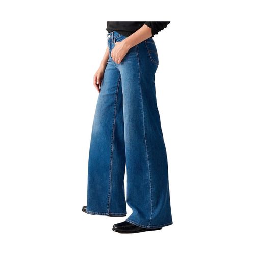 Jeans larges 318 SHAPING WIDE LEG DARK INDIGO - Levis - Modalova