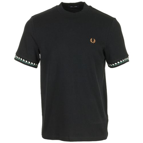 T-shirt Jacquard Cuff T-Shirt - Fred Perry - Modalova