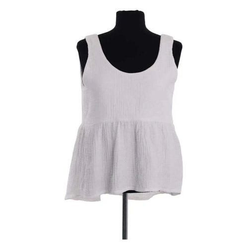 Blouses Top sans manche en coton blancs - Songe Lab - Modalova