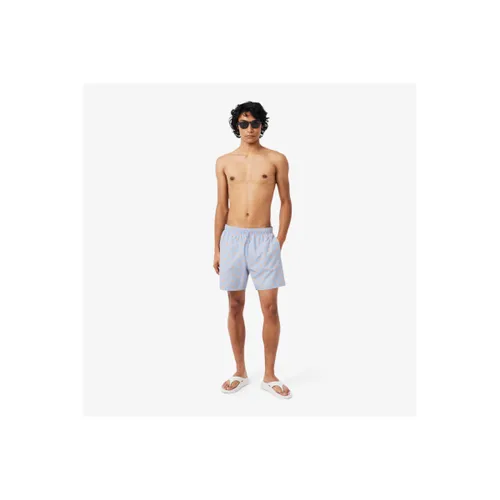 Maillots de bain Short de Bain Mi-Long Imprimé Crocodile Bleu Clair - Lacoste - Modalova