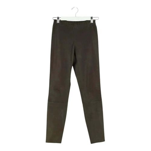 Pantalon Legging en cuir kaki - Stouls - Modalova