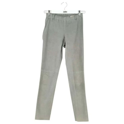 Pantalon Legging en cuir gris - Stouls - Modalova