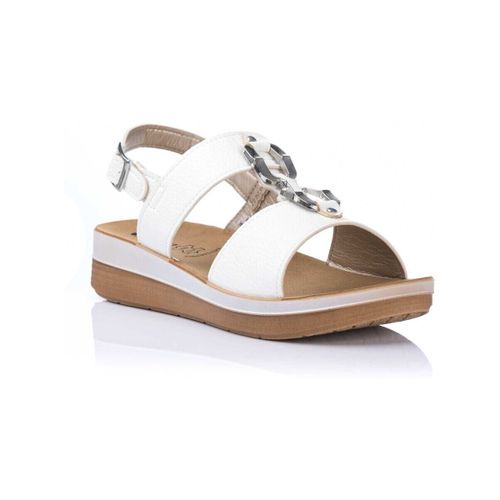 Sandales compensées Sandale à talon compensé - Cuir - Inblu - Modalova
