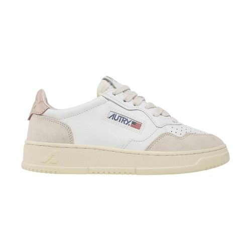 Baskets basses Medalist Leather Low White Pink (Women's) - Autry - Modalova