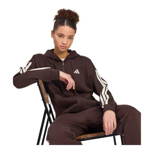 Sweat-shirt adidas W 3S FL FZ HD - adidas - Modalova