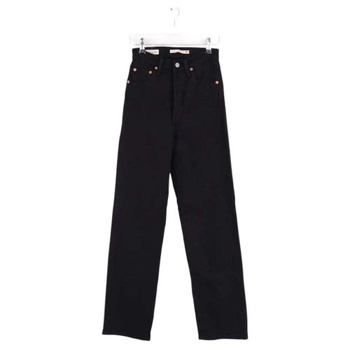 Jeans Jean droit Ribcage straight ankle noir - Levis - Modalova