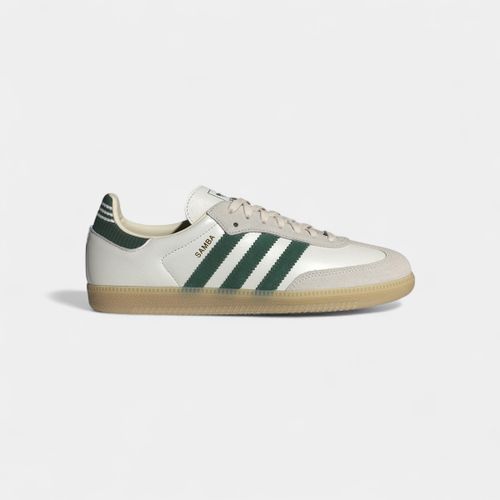 Baskets basses Samba OG White Collegiate Green Gum - adidas - Modalova