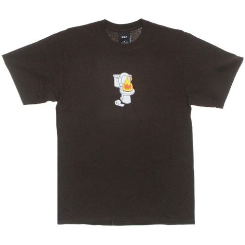 T-shirt Huf Hot Shit Tee Chocolate - Huf - Modalova