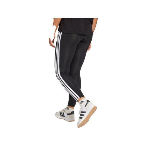 Collants Leggings 3-stripes cotton noir - adidas - Modalova